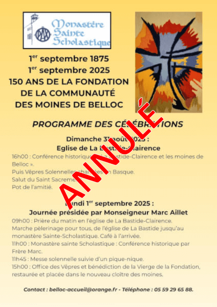 Annulation et report (en raison du Covid)