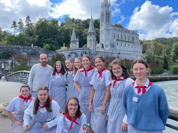 L'aumônerie Nafar Gazte à Lourdes avec les lycéens de Frantsesenia