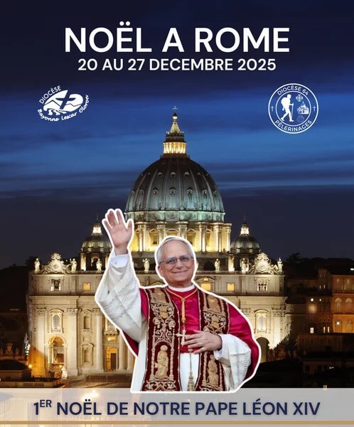 Pèlerinage de Noël à Rome avec le nouveau pape Léon XIV