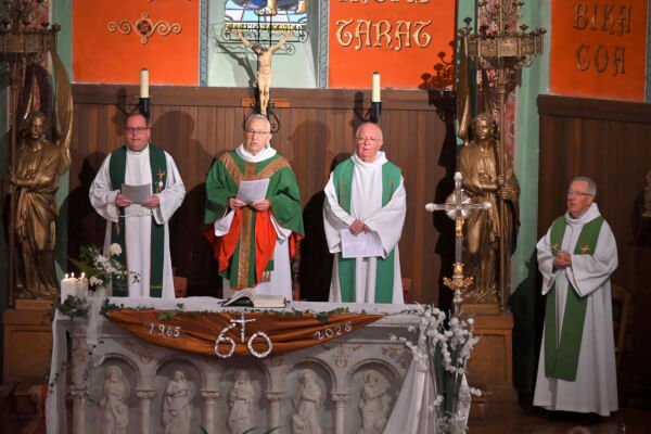 Retour sur la messe d'action de grâce de l'abbé Etcheverry (60 ans de sacerdoce)