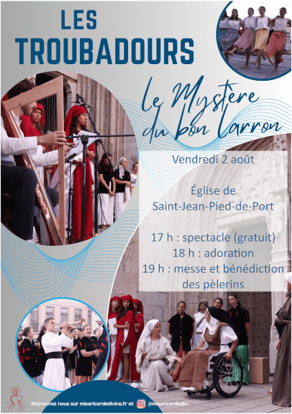 VENDREDI 2 AOÛT, SAINT-JEAN-PIED-DE-PORT, 17 H : SPECTACLE SUR LE THÈME DU BON LARRON